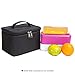 Lifewit Insulated Lunch Bag Lunch Box with Handle for Men/Women/Adults, Thermal Bento Box, Cooler Bag for Work/School/Picnic, Black