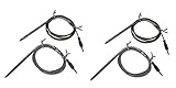 Burnt End Paper Replacement Temperature Probes For Wireless BBQ/Oven Thermometers - Cappec, IGrill, IGrill2, IGrill Mini, And Thermopro (Meat Probe X 4)