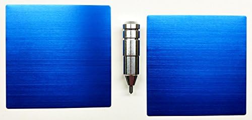 BUNDLE, 2 Items : The Etching Tool (Cricut Explore / Explore Air / Explore Air 2) + Set of 2 Anodized Aluminum Blanks (3.5" square)