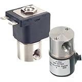 Gems Sensors A2014-C204 303 Stainless Steel General Purpose Solenoid Valve, 200 psig Pressure, 0.090 Cv, 5/64" Orifice, 24 VDC Voltage