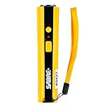 SABRE Concealable Stun Gun & LED Flashlight-Delivers 0.845 Pain Inducing microCoulombs & 100 Lumens - Disabling Safety Pin - Training Video Included