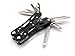Compact Durable Pocket Multitool Knife, Plier, Screwdriver Tool Set with Screwdriver bits and Nylon Sheath. Perfect Kit for Survival, Emergency, Camping, Outdoor Use Black