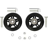 ORO 1 Pair Luggage Wheels Replacement 70mm Case Wheels with 8mm(0.31