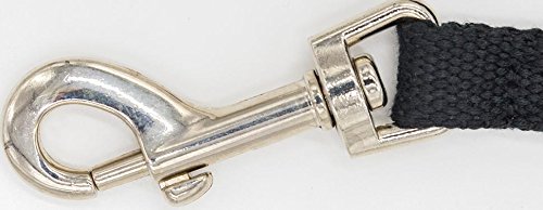 Justzon Cotton Web Dog Training Lead black (15-Feet)