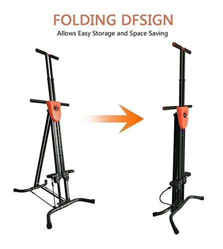 Belovedkai Vertical Climber, Stair Climber Climbing Exercise Machine With Digital Display (Black Model 2) - Thumbnail 6