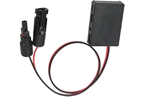 USB-C & Dual USB Solar Panel Voltage Stabilizer Adapter for Portable Power Stations and Solar Generators with 10 AWG Copper W