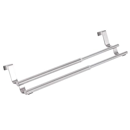 Getit72 Stainless Steel Telescopic Towel Bar Cupboard Towel