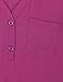 Bebonnie Sleeveless Tops For Women, Chiffon Summer Casual Tank Blouse and Shirts Magenta L
