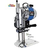 Fabric Cloth Cutter KC-3 Blue 8" cutting machine + 3 free Eastman blades