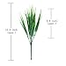 JUYO VONSAN® Faux Grass Plant Artificial Plants 8pcs Artificial Plastic Wheat Grass for Indoor Outside Home Garden Office Decoration (8)