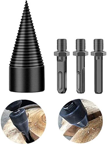 42mm Holzspalter Bohrer, Spaltholzkegel Holzspalterbohre, Kegelspalte, Holzspalter Schraube Kegel, Brennholzspalter… – Bild 6