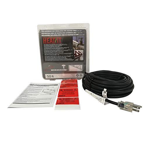 HEATIT JHSF1 Self Regulating Pre-Assembled Heating Cable 150-feet 120V