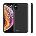 iPhone Xs Max Battery Case, MAXBEAR 5200mAh Ultra Slim Rechargeable Extended Battery Portable Charger Case for Apple iPhone Xs Max [6.5 inch] with Kickstand Charging Case- Black