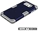Galaxy Note 5 Case,BENTOBEN 3 in 1 Hybrid Case for Galaxy Note 5 Case Shockproof Hard Cover PC + Soft Silicone Interior Scratch Protective Combo Cases Covers for Samsung Galaxy Note 5 (2015) Navy Blue