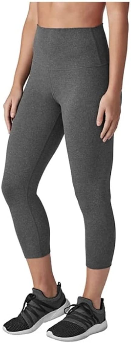 Member's Mark Ladies Zen Capri Legging (as1, Alpha, m, Regular, Regular,  Charcoal Heather, Regular) at Amazon Women's Clothing store