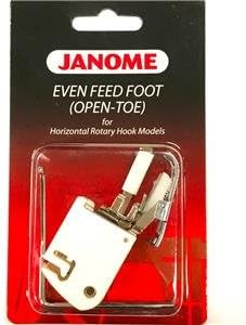 Janome Even Feed Foot (Open-Toe) #200339007 Horizontal Rotary Hook Models