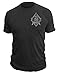 Don't Tread On Me Brand Black Viper Men's Vintage T-Shirt DTOM Clothing (Large)