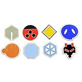 Pokemon Gym Badges: Gen 2 - Johto League (Iron)