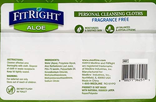 4 FitRight+Heavyweight+Cleansing+Unscented+Incontinence