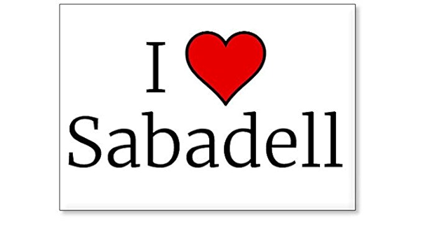 Mundus Souvenirs - Amo Sabadell, Imán para Nevera (diseño 1 ...