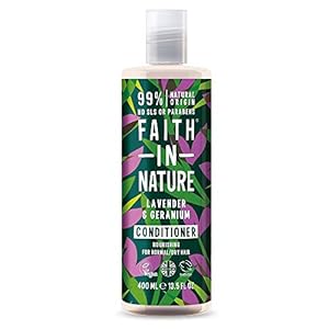 Faith-in-Nature-Natural-Lavender-Geranium-Conditioner-Nourishing-Vegan-Cruelty-Free-Parabens-and-SLS-Free-Normal-to-Dry-Hair-400-ml Faith In Nature Natural Lavender and Geranium Conditioner, Nourishing, Vegan and Cruelty Free, No SLS or Parabens, For…