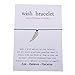 Valyria Good Luck Wish Bracelet Gift Card Friendship Bracelet Fit for 14cm-28mm(5 4/8