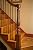 10 Pcs. 44" x 1/2" Single Basket Iron Balusters Iron Spindles Metal Stair Parts Hollow. (Satin Black)