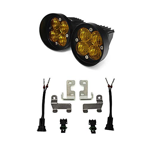 Baja Designs Tacoma 2012+ Squadron SAE Amber FPK Pair LED Fog Light Kit
