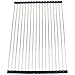 THETIS Homes Over The Sink Multipurpose Roll-Up Dish Drying Rack -17.7''x11.8'',Stainless Steel