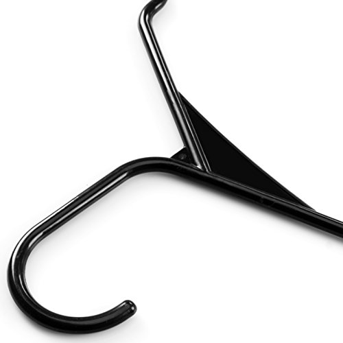 image for Zoyer Standard Plastic Hangers (20 Pack) - Durable And Strong - Light 