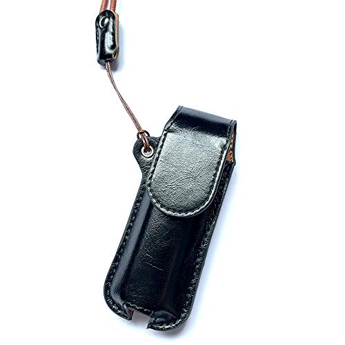 Smok Novo 2 and Novo 1 Kit Leather Protective Case with Magnetic Closure  360-Degree All-Inclusive Protection Lanyard Pocket Holder (Black) in Kenya 