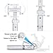 Selfie Stick - VANZAVANZU Extendable Selfie Stick Phone Tripod Monopod Detachable Bluetooth Wireless Remote Shutter for iPhone x xr xs max 6 6s 7 8 Plus Samsung Galaxy s8 s9 s10 j7 Note 9 8 - White