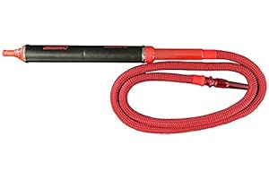 JAVA HOOKAHS JAVA Mesh Silicone Deezer Hose Long Silicone Washable Hoses Detachable Handle Mouth Tip For Better Puff Hose Pipe for good puff Accessories (RED)