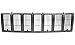 Grille for Jeep Cherokee 97-01 Plastic Painted-Black SE and Sport Models