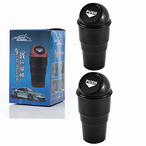 2 AISIBO+Automotive+Holder+Garbage+Black+2pcs
