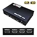 HDMI Splitter 1 in 3 4 Out,DRLSS V1.4 Powered 1x4 Ports Box Supports 4K@30Hz Full Ultra HD 1080P and 3D Compatible with PC STB Xbox PS4 PS3 Fire Stick Roku Blu-Ray Player HDTV