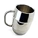 Mancave Stainless Steel Double Walled German Beer Stein with Handle, 32 oz,