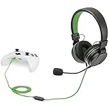 Snakebyte Head Set X - On Ear Stereo Headset for Gaming Consoles with detachable Mic, Inline Control, Wired 3.5Mm Headphone for Use with PC, Laptop, Xbox One, Switch, PS4 - Xbox One