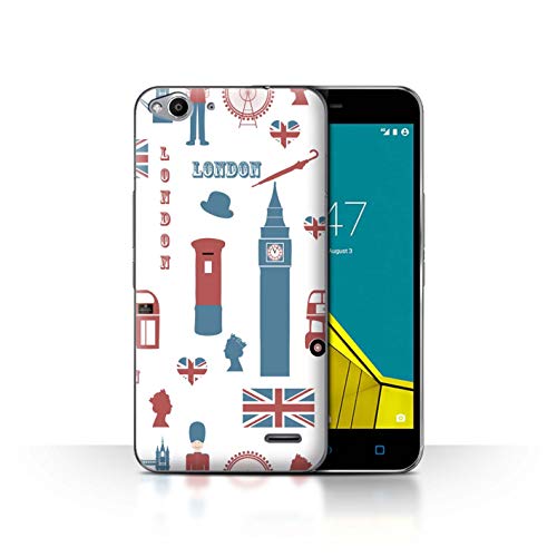 eSwish Phone Case/Cover for Vodafone Smart Ultra 6 / British Icons Souvenirs Design/London City Collection