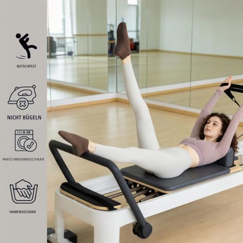 Pilates Socken Damen 36-40 Stoppersocken Rutschfeste Kurze Yoga