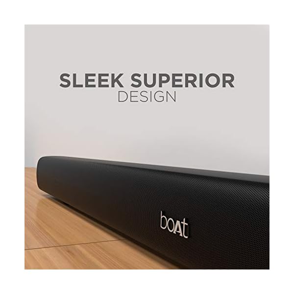 boat aavante 1200 wireless bluetooth soundbar speaker with subwoofer black