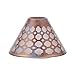 Pavilion - Bronze And Purple Sponge Patterned Frosted Glass Jar Candle Shade