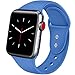 ATUP Compatible with for Apple Watch Replacement Band 38mm 40mm 42mm 44mm Women Men, Soft Silicone Band Compatible with for iWatch Series 4, 3, 2, 1 (Royal Blue, 42mm/44mm-M/L)