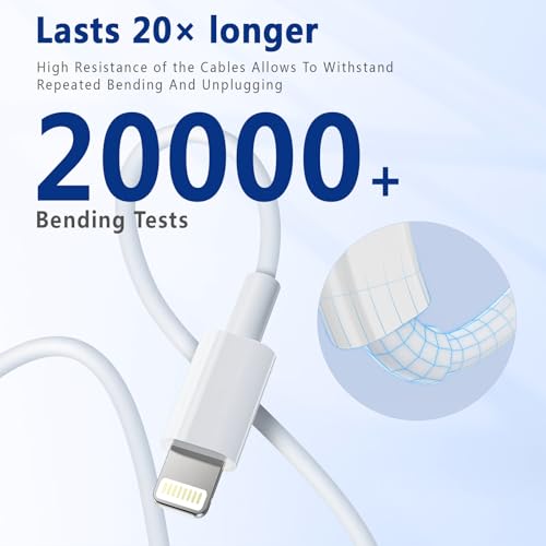USB C to Lightning Cable 3FT [Apple MFi Certified] 2Pack | iPhone Fast Charger Type C to Lightning Cable for iPhone 14 13 12 11 Pro Max Xr Xs 8 7 6 Plus SE