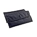 Large Capacity 4-Layer Roll-up Travel Storage Bag Foldable Toiletry Bags Organizer Cosmetic Makeup Bag Pouch with a Flexible Hanging Hook (Black)