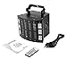 DJ Lights, LaluceNatz 48W Multicolors LED Beam 6LEDs Black Light Glow in the Dark Party Supplies and Strobe Effects for Blacklight Party Wedding Birthday Stage Lighting