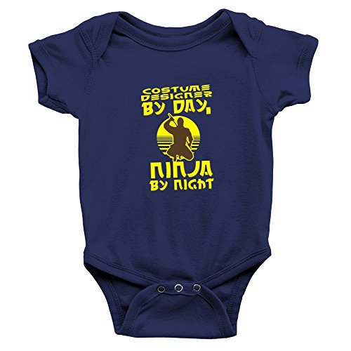 Teeburon Costume Designer by day, ninja by night Baby Bodysuit