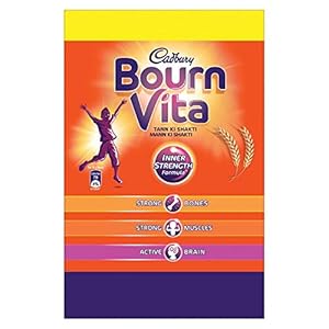 Cadbury Bournvita Chocolate Health Drink, 2kg Carton Pack