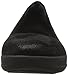 FitFlop Women's F-Sporty Suede Ballerinas Ballet Flat, Black Glimmer, 8 M US