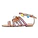 Flat Sandals,Clearance! AgrinTol Women Bohemia Gladiator Leather Sandals Flats Shoes (9, Multicolor)